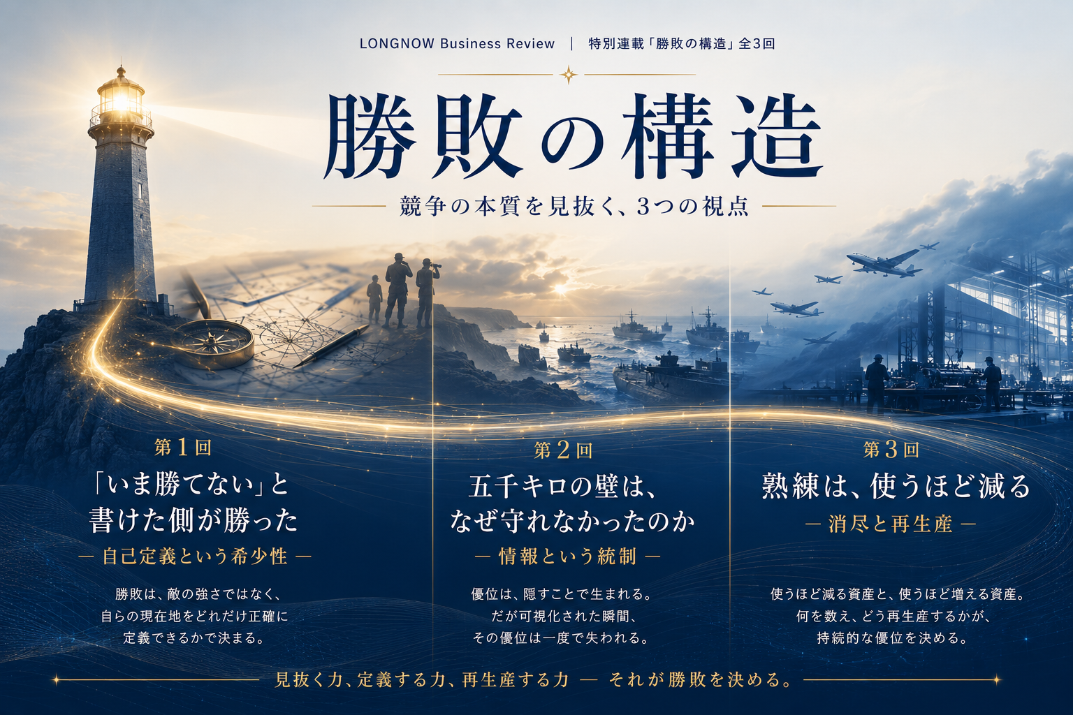 【特別連載】「勝敗の構造」第1回:「いま勝てない」と書けた側が勝った